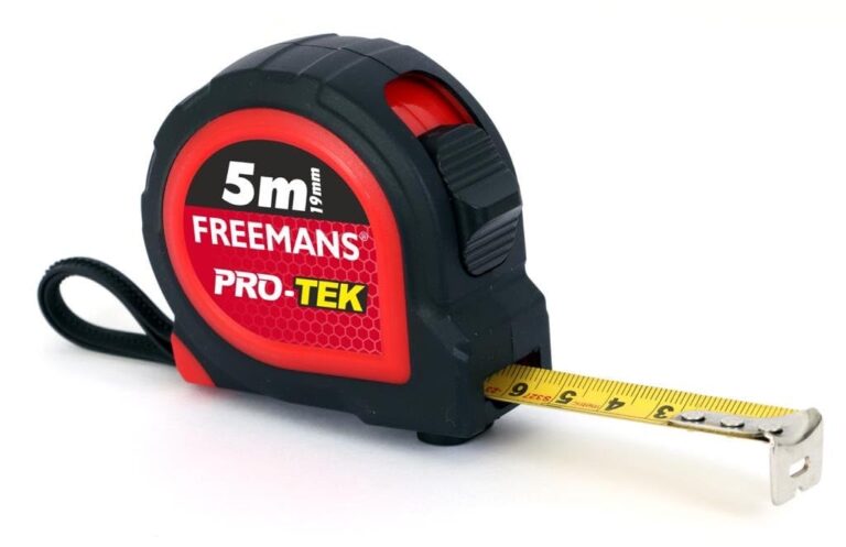 FREEMANS PRO-TEK 5m:19mm Steel Inchi Pocket Measuring Tape w…