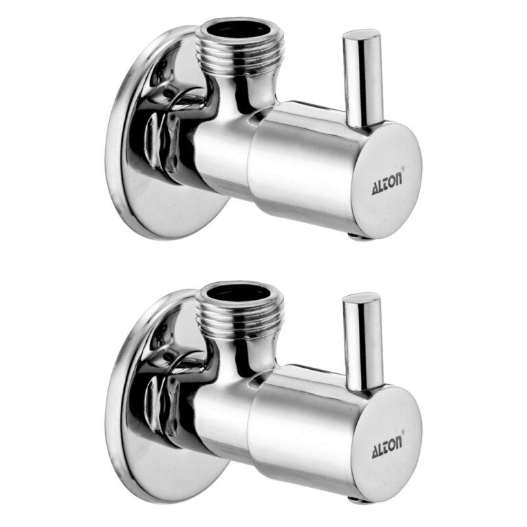 ALTON ALT2025, Brass Angle Valve With Wall Flange, Chrome (2…