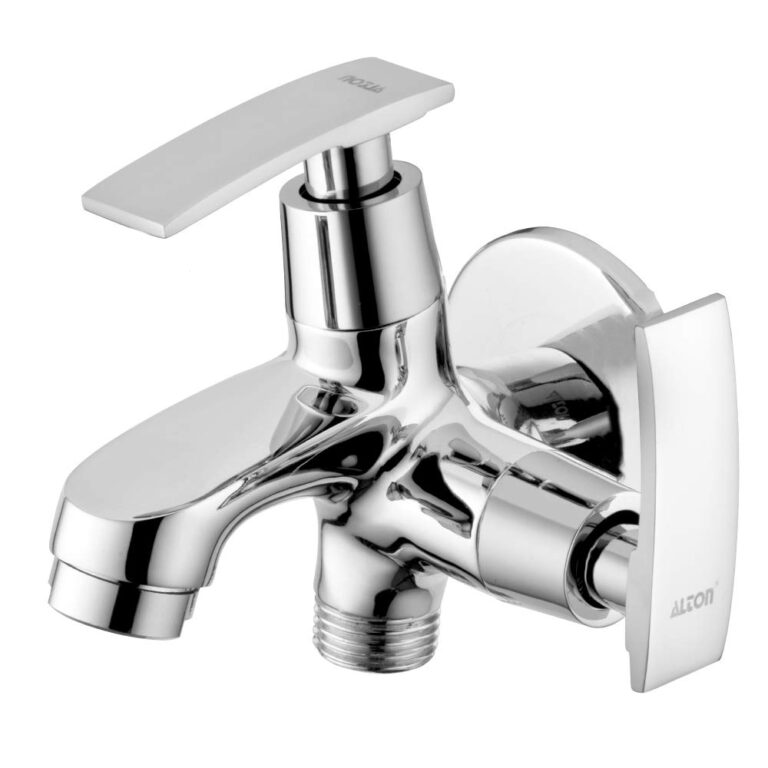 ALTON FAM3315 Brass Chrome 2 in 1 Bib Tap with Wall Flange (…