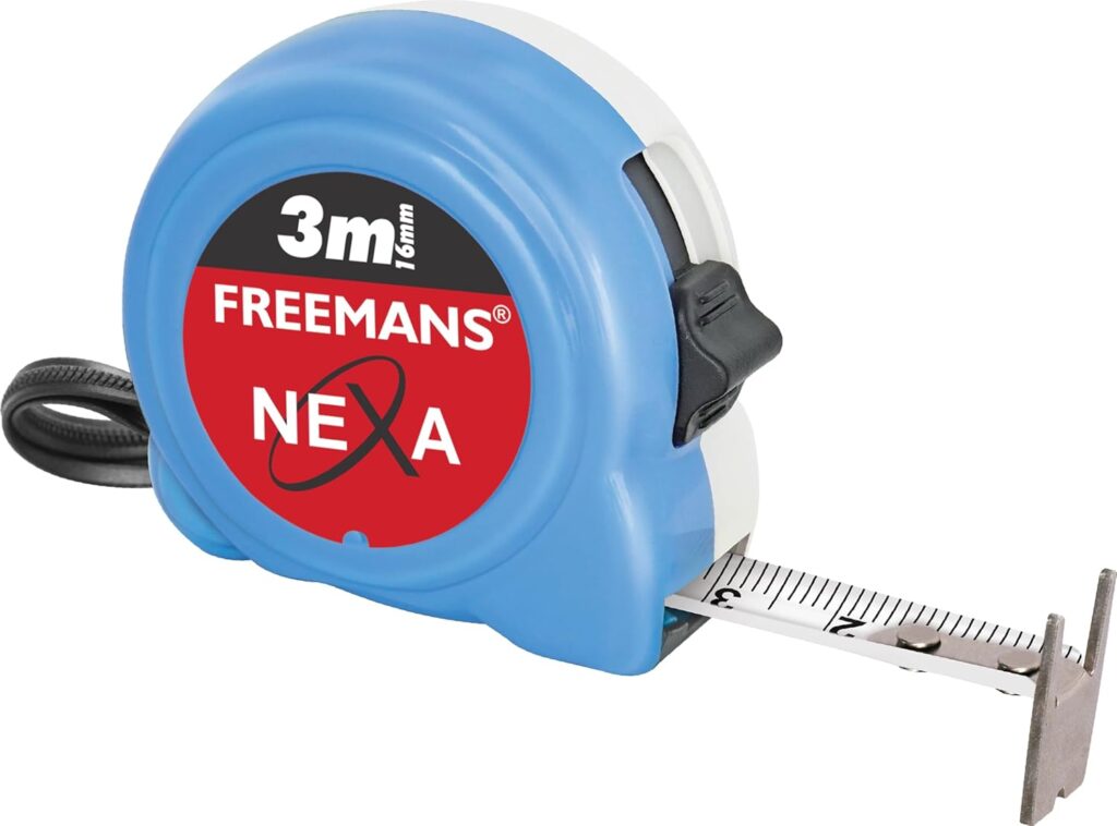 FREEMANS NEXA 3m:16mm Steel Inchi Measuring Tape – 3m With U…