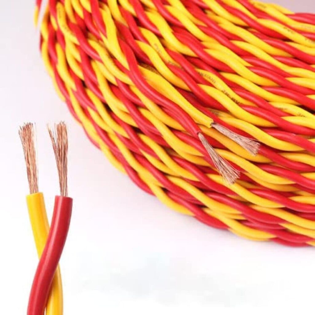 Happy-E 2 Core Flexible Copper Wire & Cable Size 23/76 For H…