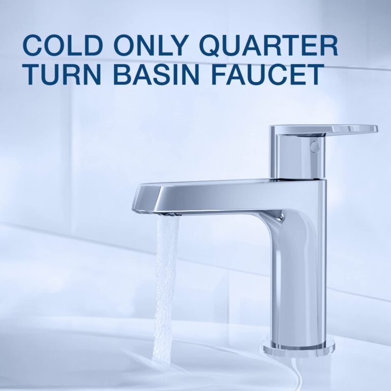 Kohler Beam Pillar Wash Basin Tap – Silver with Chrome Finis…