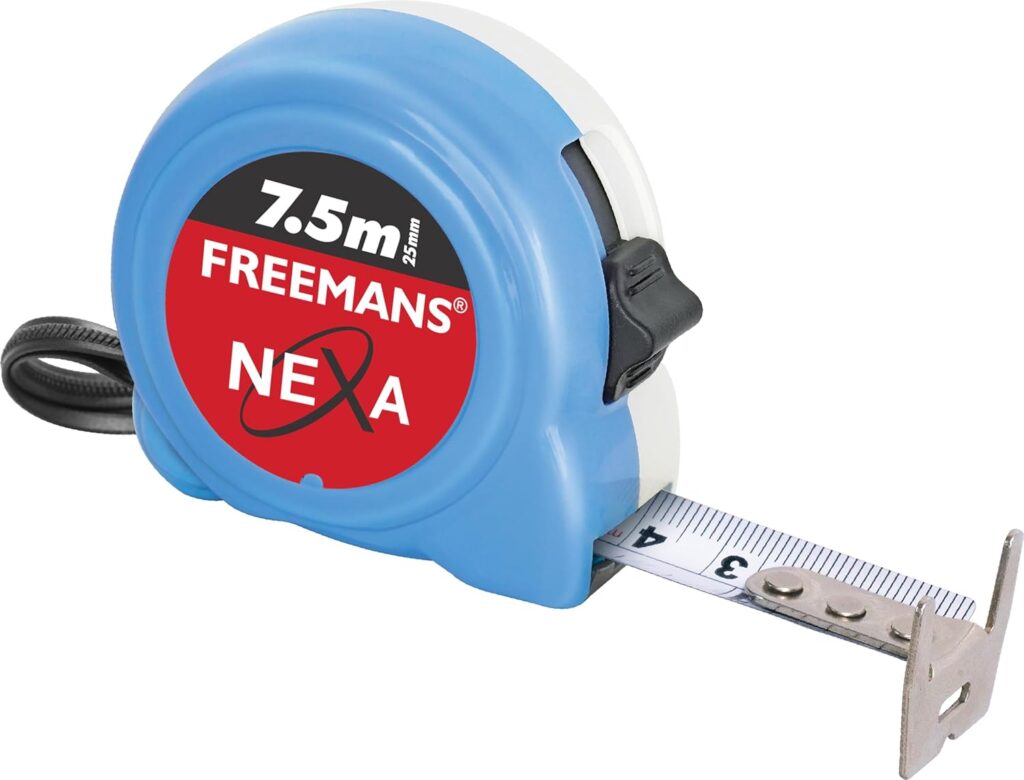 FREEMANS NEXA 7.5m:25mm Steel Inchi Measuring Tape – 7.5m Wi…