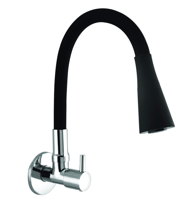 10X Sink Tap for Kitchen BL-9876 Flexible Neck Black Color W…