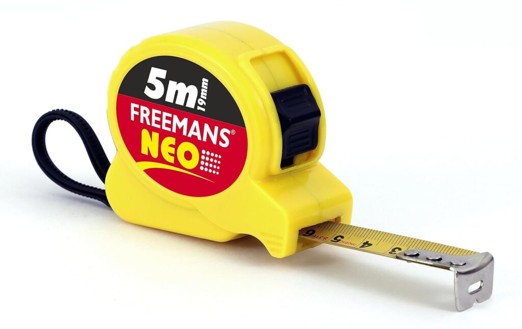 FREEMANS NEO 5m:19mm Steel Inchi Pocket Measuring Tape with …