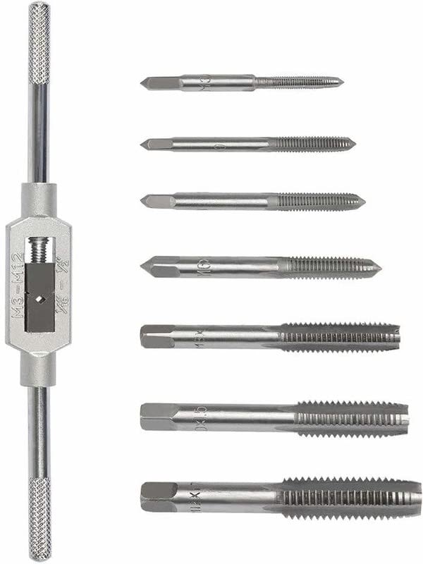 Inditrust 8PCS Tap Wrench Set Thread Metric Plug Tap Tap Dri…