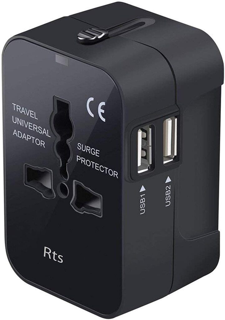 rts Universal Travel Adapter, International All in One World…