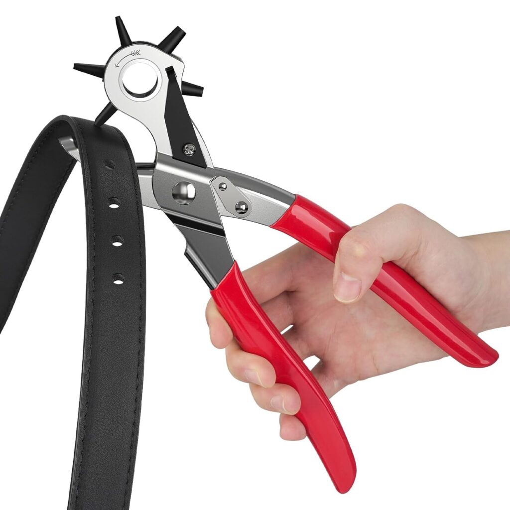 SIXSIGMA Punch Hole Pliers Hand Tool Metal Household Belt Ho…