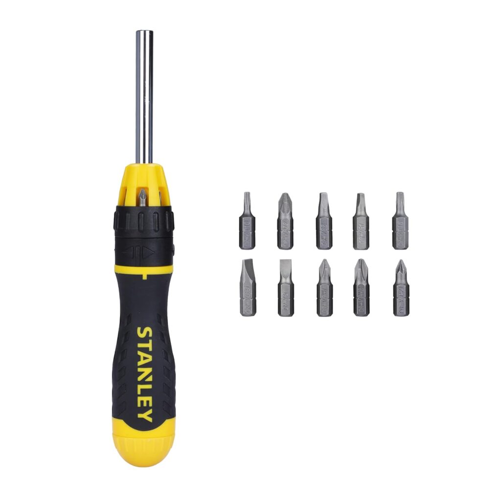 STANLEY STHT68010-8 Magnetic Holder Ratcheting Screwdriver w…