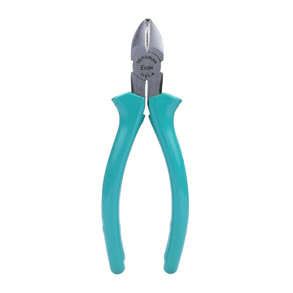 Taparia 1101-6 Steel (165mm) Side Cutting Plier (Green and S…