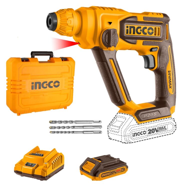 Ingco Cordless Hammer Drill Machine, Battery Hammer Drill Ma…