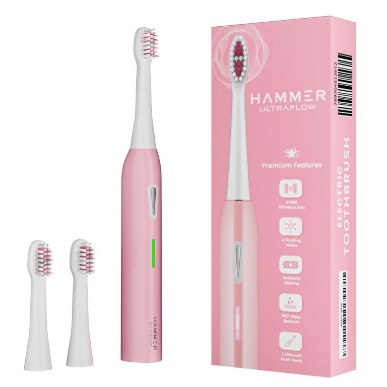 Hammer Ultra Flow Electric Toothbrush and 3 Replaceable Brus…