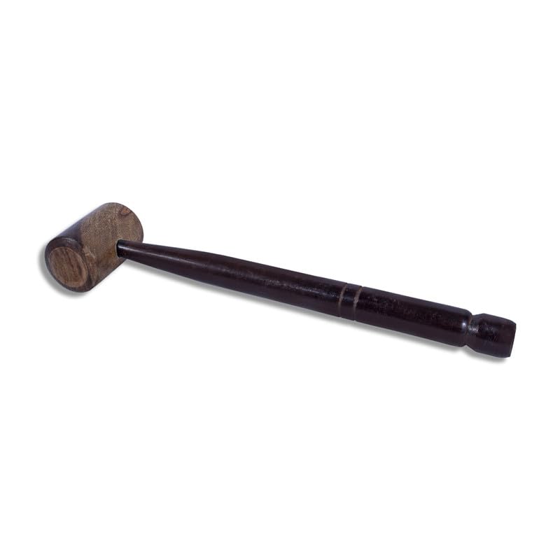 TORPPEZA Lightweight Brown Color Wooden Hammer For Bell/Ghad…