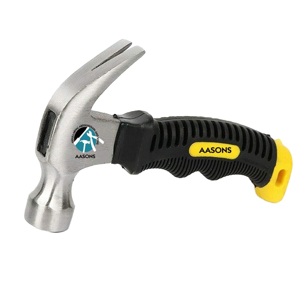 AASONS Heavy Duty 8oz Small Hammer Stubby Mini Claw Hammers…