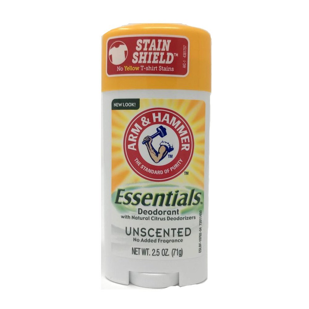 Arm & Hammer Essentials Natural Deodorant, Unscented 2.5 Oz …